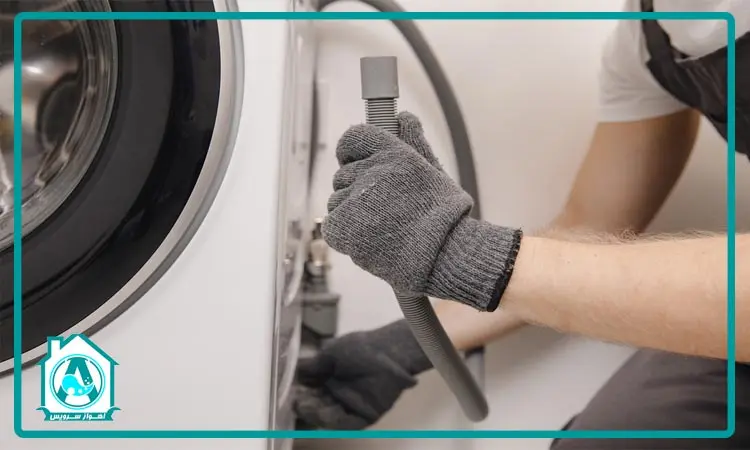 بررسی شیر آب ورودی ماشین لباسشویی